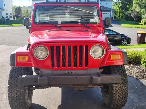 Red 2006 Jeep Wrangler X