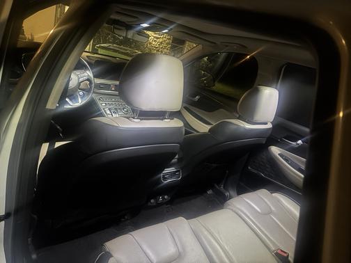 White 2021 Hyundai SANTA FE Limited