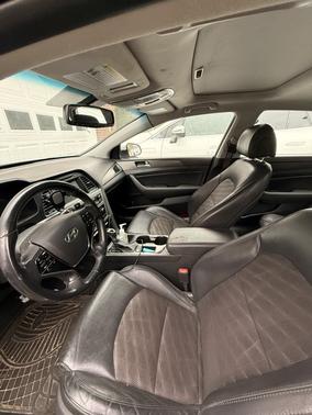 White 2017 Hyundai SONATA Sport