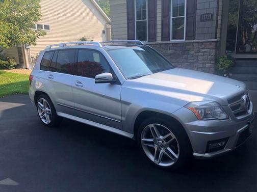 Silver 2012 Mercedes-Benz GLK-Class GLK 350