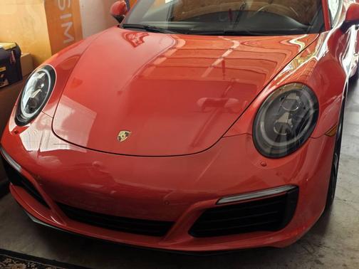 Orange 2017 Porsche 911 911 Carrera S Cabriolet