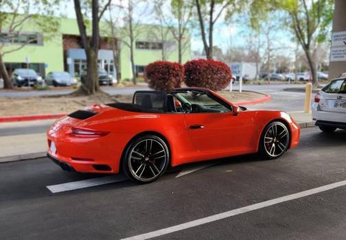 Orange 2017 Porsche 911 911 Carrera S Cabriolet