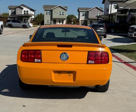 Orange 2007 Ford Mustang Premium