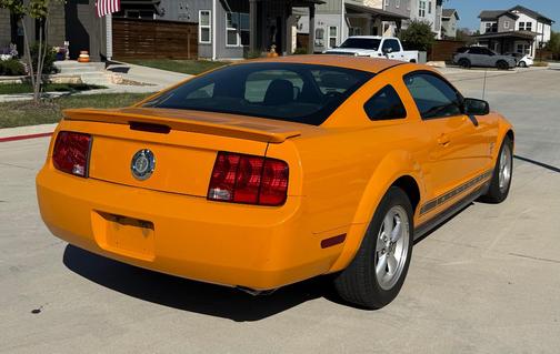 Orange 2007 Ford Mustang Premium