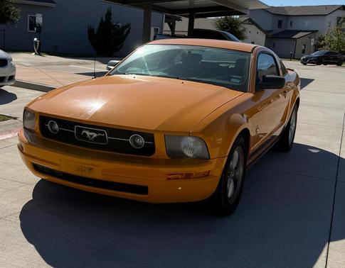 Orange 2007 Ford Mustang Premium