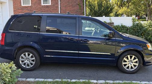 Blue 2015 Chrysler Town & Country Touring