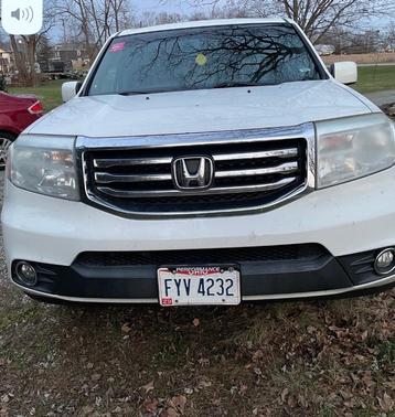 White 2012 Honda Pilot EX-L