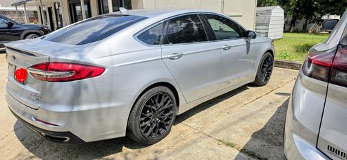 Silver 2019 Ford Fusion Titanium