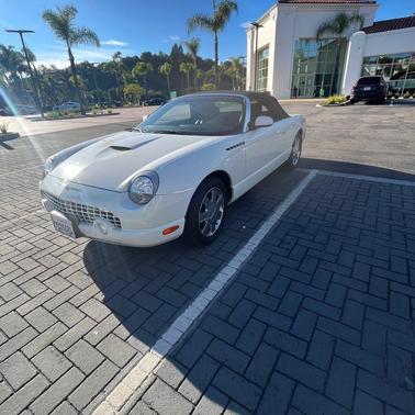 White 2002 Ford Thunderbird Deluxe