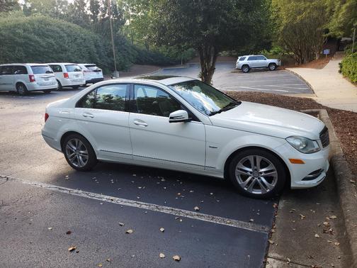 White 2012 Mercedes-Benz C-Class C 250 Luxury