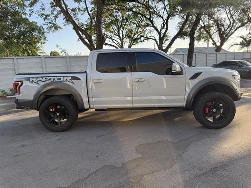 Gray 2017 Ford F-150 Raptor
