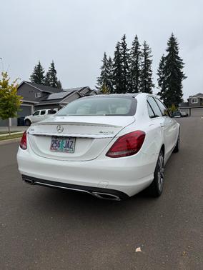 White 2016 Mercedes-Benz C-Class C 300 4MATIC Luxury
