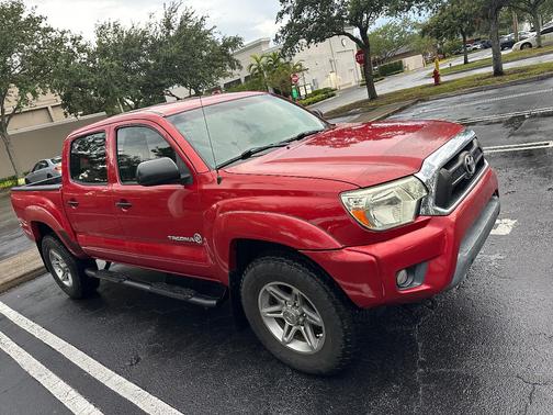 Red 2013 Toyota Tacoma PreRunner