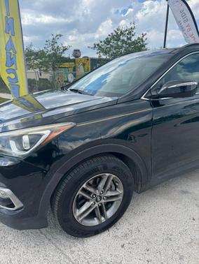 Black 2017 Hyundai Santa Fe Sport 2.4L