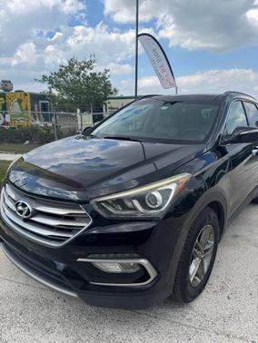 Black 2017 Hyundai Santa Fe Sport 2.4L