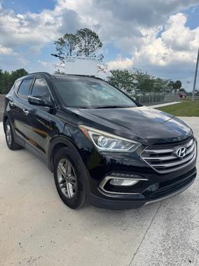 Black 2017 Hyundai Santa Fe Sport 2.4L