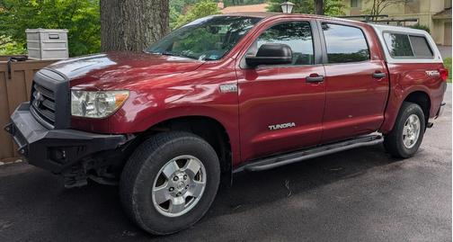 Red 2008 Toyota Tundra SR5