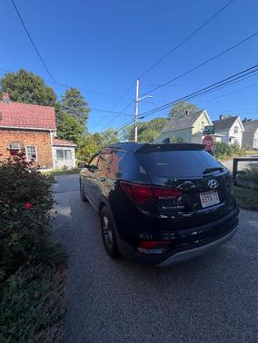Black 2018 Hyundai Santa Fe Sport 2.4L