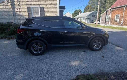 Black 2018 Hyundai Santa Fe Sport 2.4L