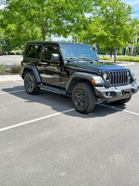 Black 2022 Jeep Wrangler Sport