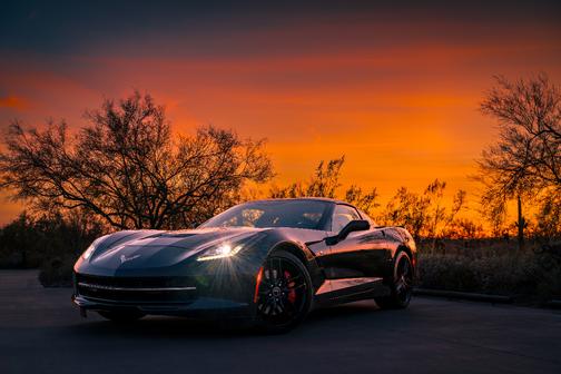 Blue 2015 Chevrolet Corvette Stingray Z51