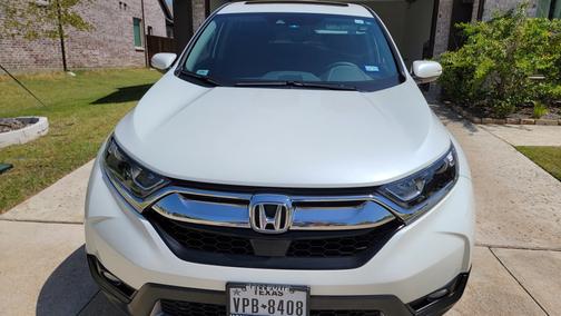 White 2018 Honda CR-V EX