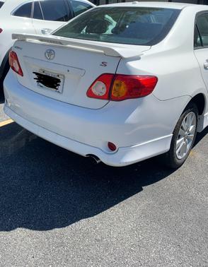 White 2010 Toyota Corolla S