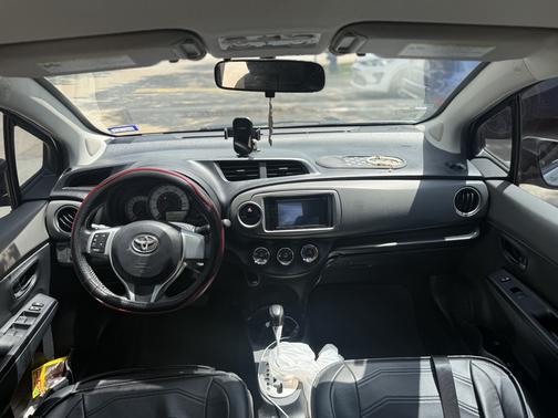 Silver 2013 Toyota Yaris LE