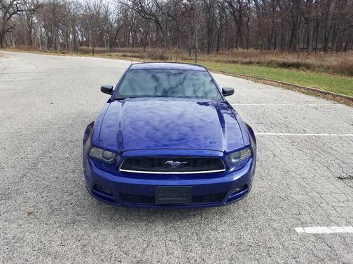 Blue 2013 Ford Mustang V6