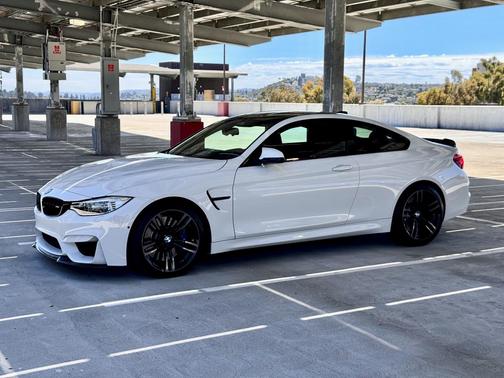 White 2015 BMW M4 Base