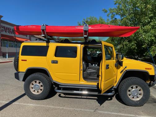 Yellow 2005 Hummer H2 Base