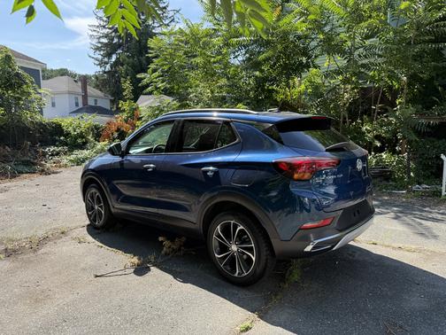 Blue 2021 Buick Encore GX Essence