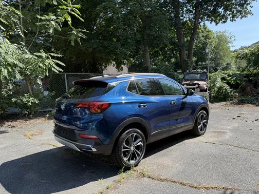Blue 2021 Buick Encore GX Essence
