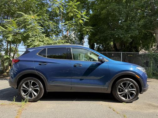 Blue 2021 Buick Encore GX Essence