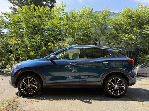 Blue 2021 Buick Encore GX Essence