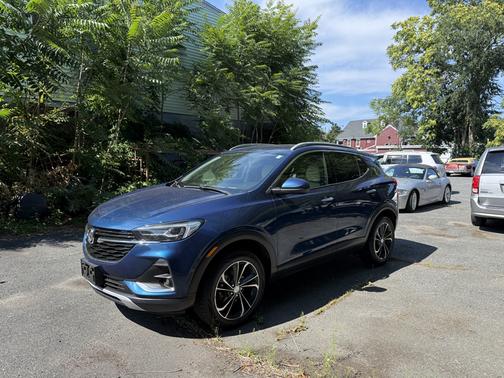 Blue 2021 Buick Encore GX Essence