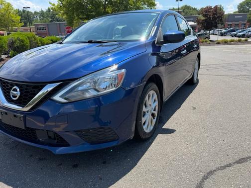 Blue 2018 Nissan Sentra SV