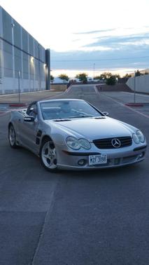 Silver 2005 Mercedes-Benz SL-Class SL500 Roadster