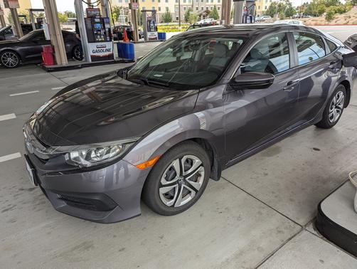 Brown 2017 Honda Civic LX