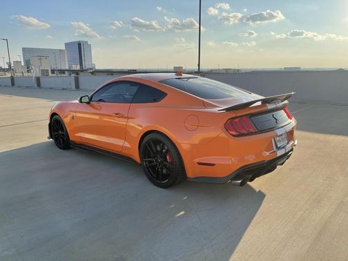 Orange 2020 Ford Shelby GT500 Base