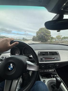 Gray 2003 BMW Z4 2.5i Roadster