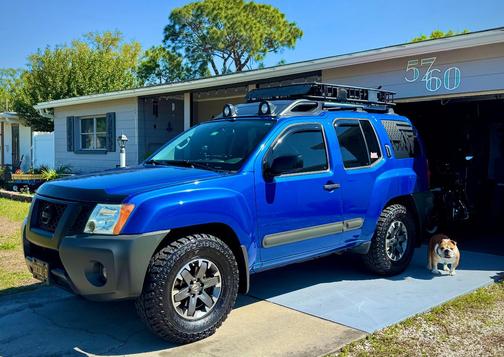 Blue 2014 Nissan Xterra PRO-4X