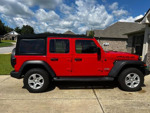 Red 2018 Jeep Wrangler Unlimited Sport S