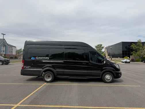 Black 2023 Ford Transit-350 XLT