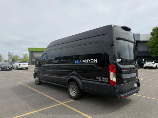 Black 2023 Ford Transit-350 XLT