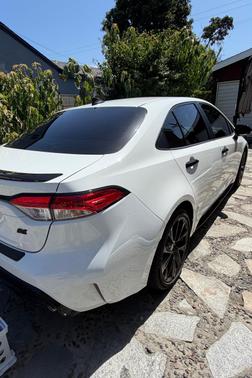 White 2021 Toyota Corolla Nightshade