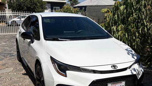 White 2021 Toyota Corolla Nightshade