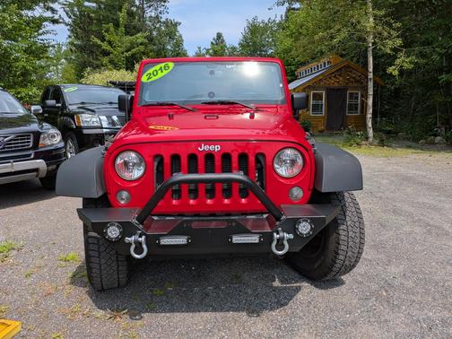 Red 2016 Jeep Wrangler Unlimited Sport