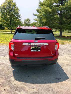 Red 2020 Ford Explorer XLT