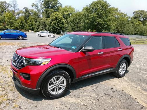 Red 2020 Ford Explorer XLT